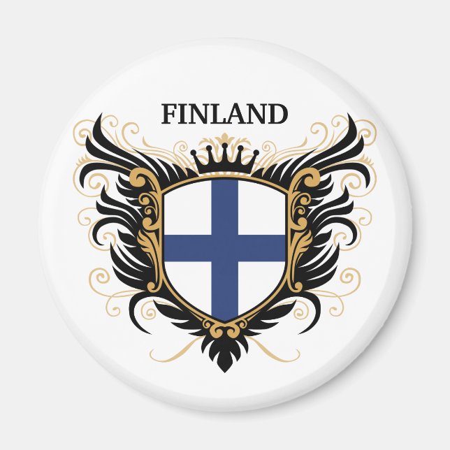 Finnland [personalisieren] magnet (Vorne)