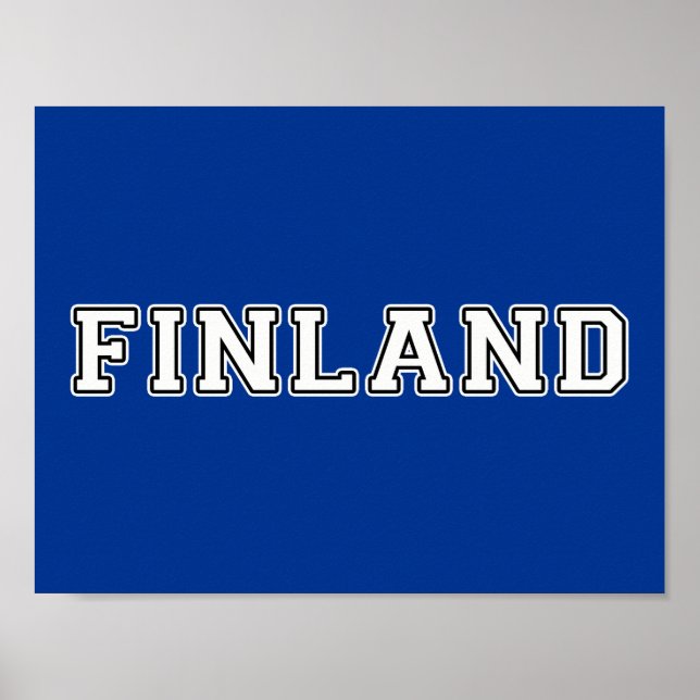 Finnland Poster (Vorne)