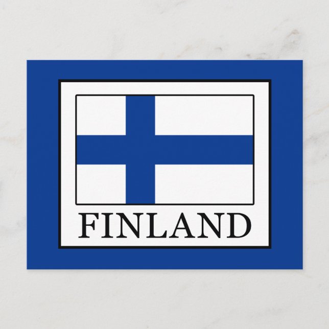 Finnland Postkarte (Vorderseite)