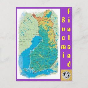 Finnland, Postkarte