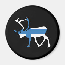 Finnland Rentier Magnet
