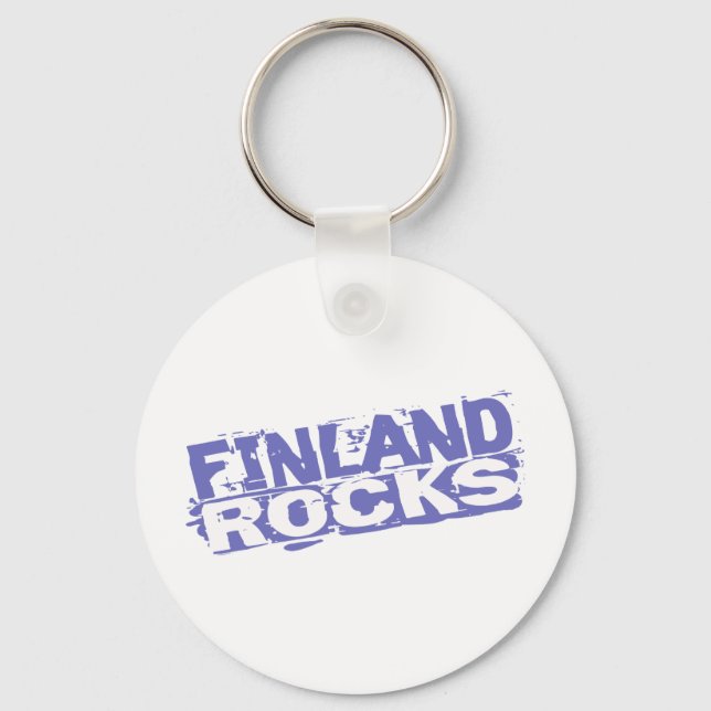 Finnland Rocks Schlüsselanhänger (Vorderseite)