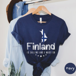 Finnland ruft an und ich muss T - Shirt gehen