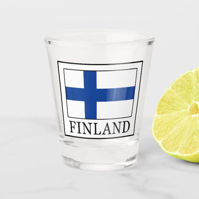 Finnland Schnapsglas (Vorderseite)