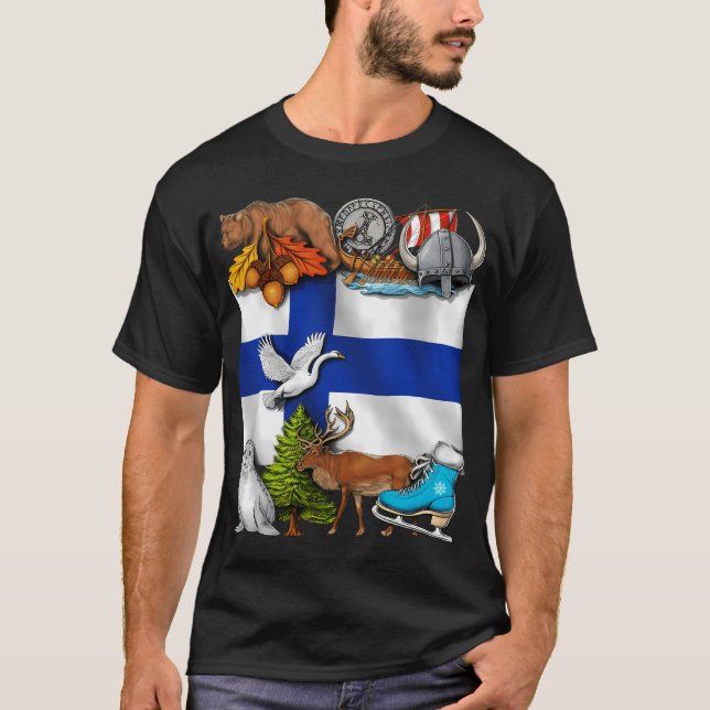 Finnland T-Shirt (Vorderseite)