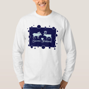 Finnland T - Shirt Elch & Rentier