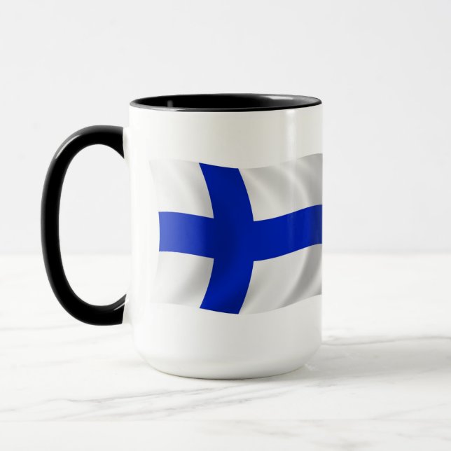 Finnland Tasse der Flaggen (Links)
