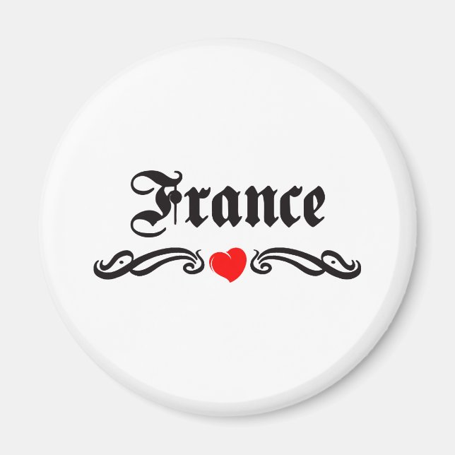 Finnland Tattoo Style Magnet (Vorne)