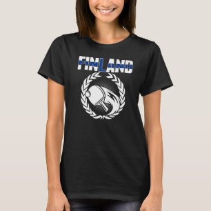 Finnland Tischtennis finnisches Ping Pong Team Sup T-Shirt