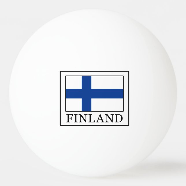 Finnland Tischtennisball (Vorderseite)