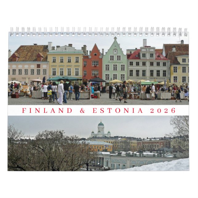 Finnland und Estland - Kalender 2026 (Titelbild)