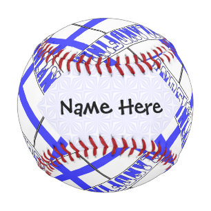 Finnland und Finnische Flagge individuell gekachel Baseball