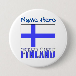 Finnland und Finnland - Blaue Personalisierung der Button