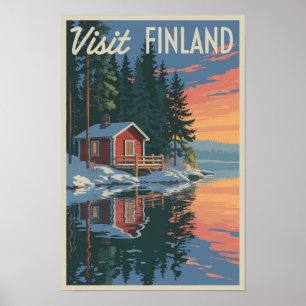 Finnland Vintage Poster