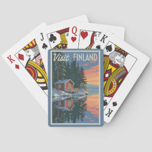 Finnland Vintage Spielkarten