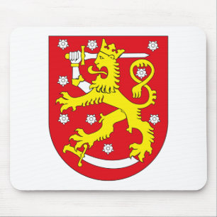 Finnland-Wappen Mousepad
