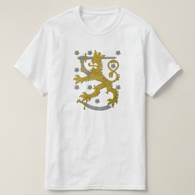 Finnland-Wappen T-Shirt (Design vorne)