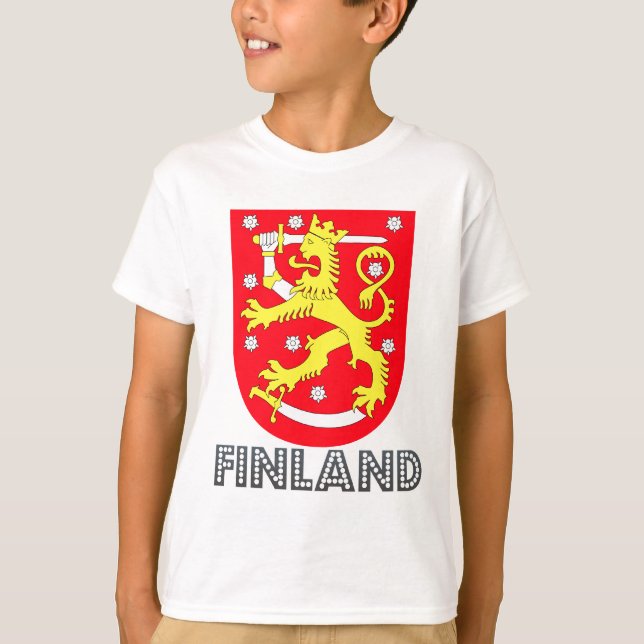 Finnland-Wappen T-Shirt (Vorderseite)