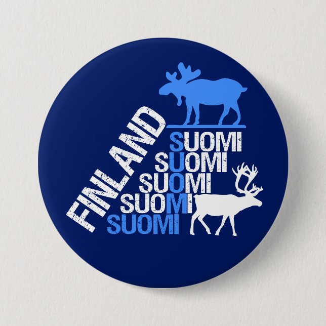 Finnlandelch- u. -renknopf button (Vorderseite)