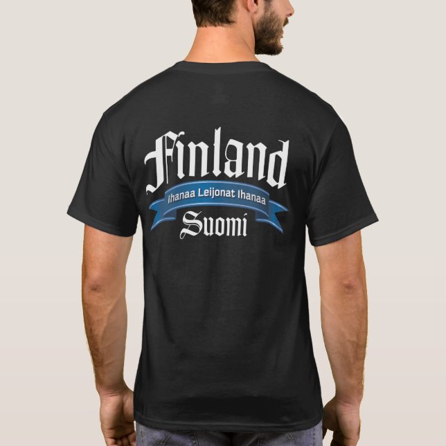 FinnlandIhanaa Leijonat Rev Back T-Shirt (Rückseite)