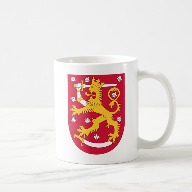 Finnlands Wappen Tasse (Rechts)