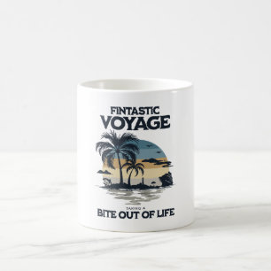 Fintastische Reise, die aus dem Leben kommt Kaffeetasse