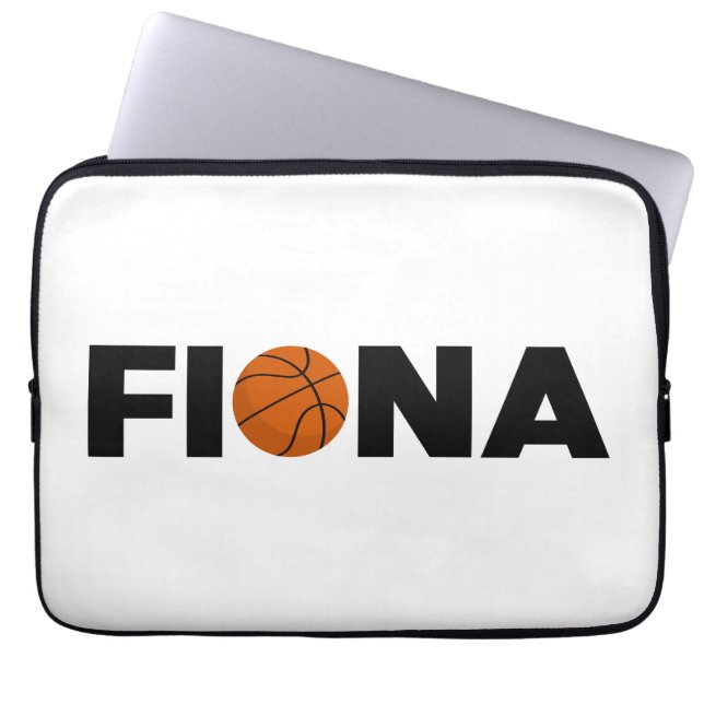 Fiona Basketball Laptopschutzhülle (Vorderseite)