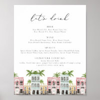 FIONA Charleston SC Rainbow Row Bar Menu Signatur