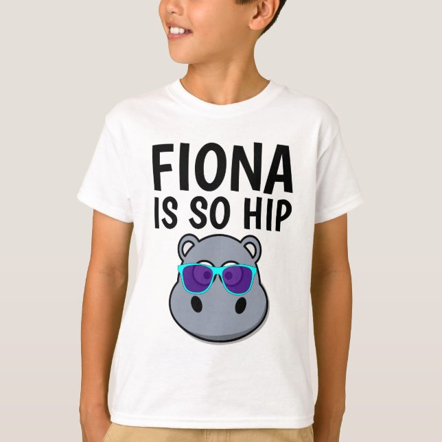 FIONA HIPPO IST SO ANGESAGTE T - Shirt (Vorderseite)
