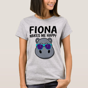FIONA HIPPO MACHT MICH GLÜCKLICH T - Shirt
