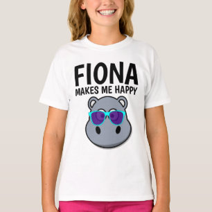 FIONA HIPPO MACHT MICH GLÜCKLICH T - Shirt