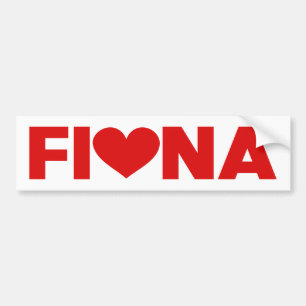 Fiona-Liebe Autoaufkleber