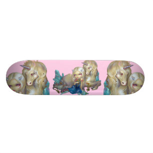 Fiona und das Einhorn SKATEBOARD-Fantasiepferd Skateboard