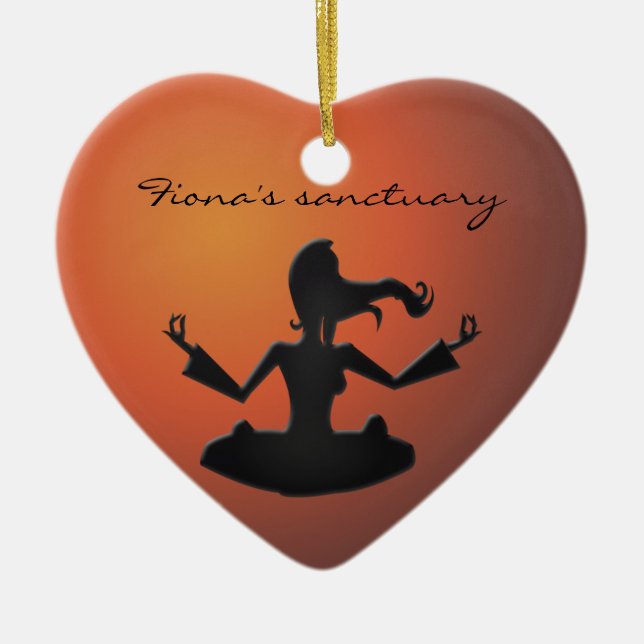 Fionas Heiligtum Keramik Ornament (Vorne)