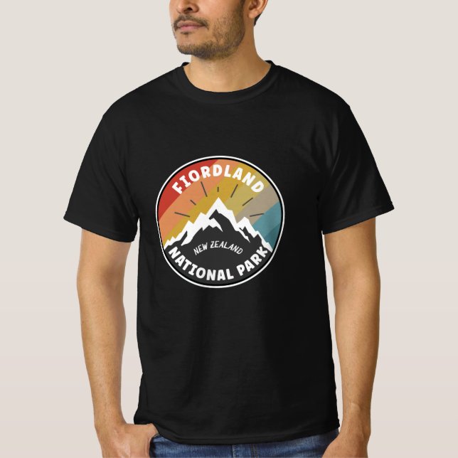 Fiordland Nationalpark Neuseeland T-Shirt (Vorderseite)