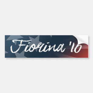 Fiorina '16 weißes Autogramm - .png Autoaufkleber