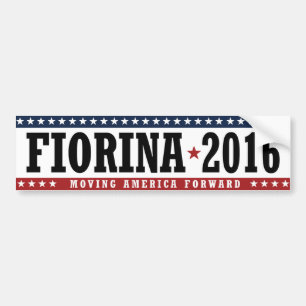 Fiorina 2016 bewegender Amerika vorwärts Autoaufkleber