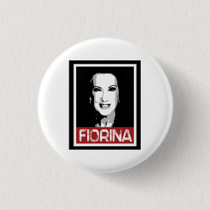 Fiorina Straßen-Kunst 2016 Button