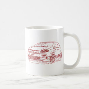 FiPuntoEvoAbarth 2011 Kaffeetasse