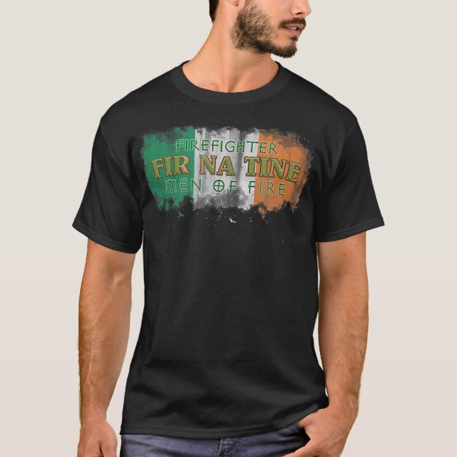 Fir Na Tine Irish Firefighter Tee Shirt - Männer (Vorderseite)