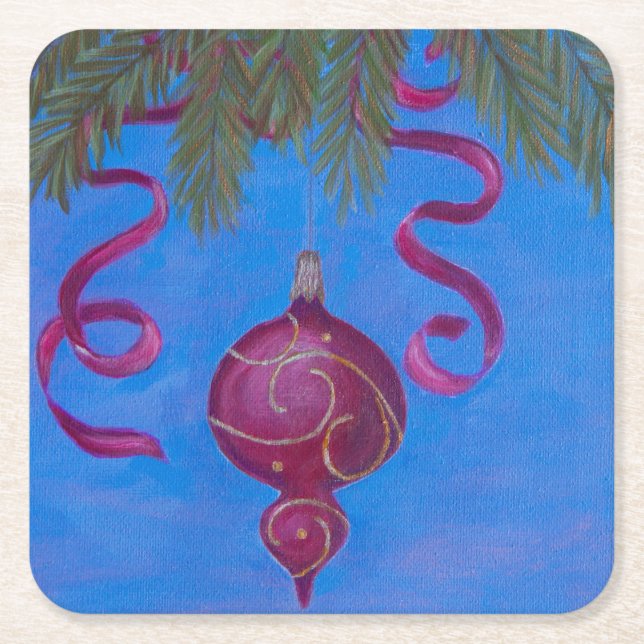 Fir Sure Flexible Foto Magnet Rechteckiger Pappuntersetzer (Vorderseite)