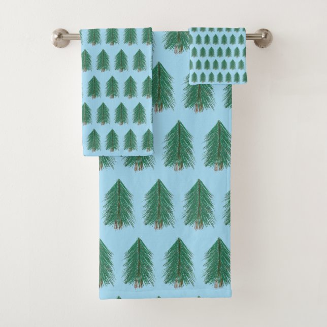 Fir Tree Forest Badhandtuch Set (Insitu)