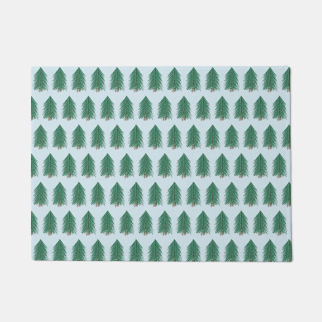 Fir Tree Forest Fußmatte (Vorderseite)
