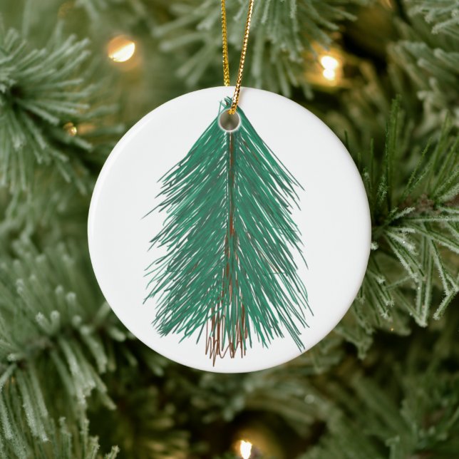 Fir Tree Forest Keramik Ornament (Baum)