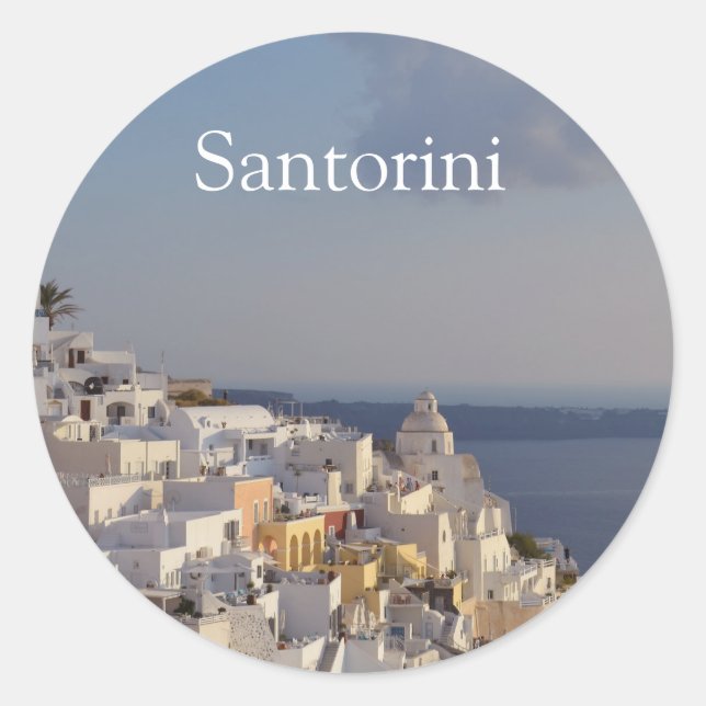 Fira Santorini Stickers (Vorderseite)