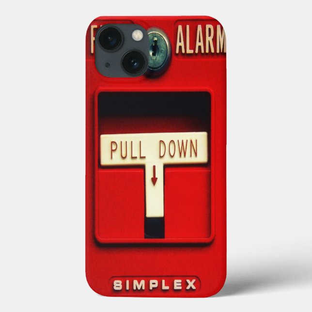 Fire Alarm Case-Mate iPhone Hülle (Rückseite)