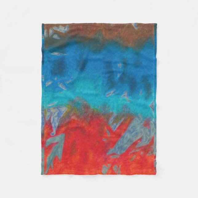 Fire and Ice Fleece Blanket (Vorderseite)