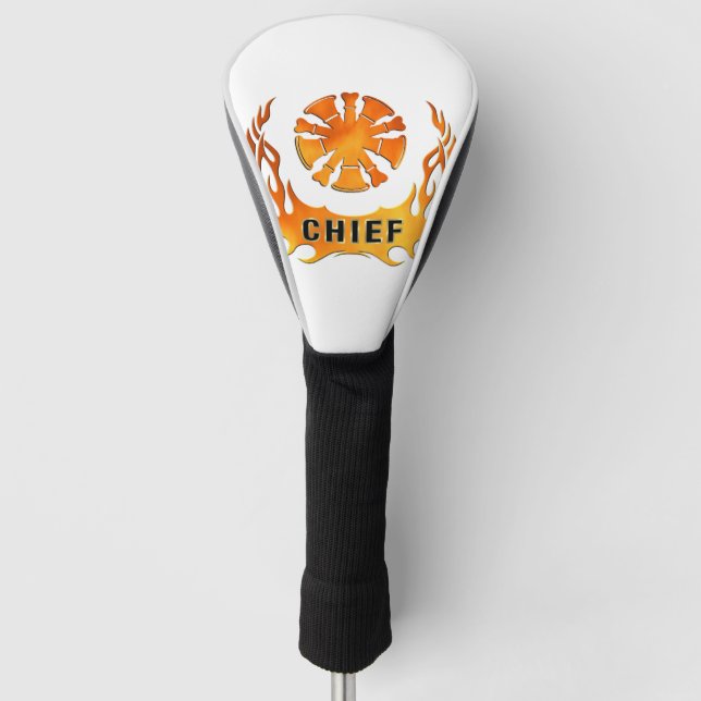 Fire Chiefs Flames  Golf Headcover (Vorderseite)