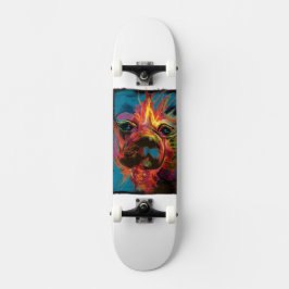 fire dog skateboard