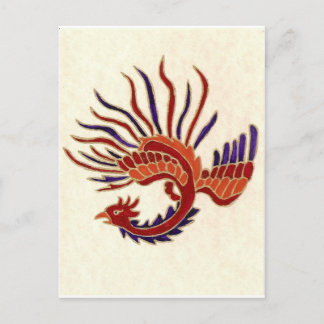 FIRE DRAGON POST CARD POSTKARTE